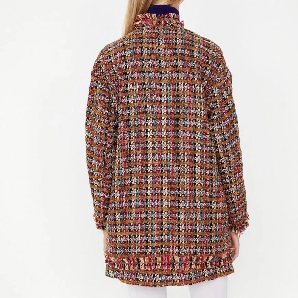 Koton Long Tweed Blazer Jacket 2 Turkish Colorful Unlined hipster fashion preppy